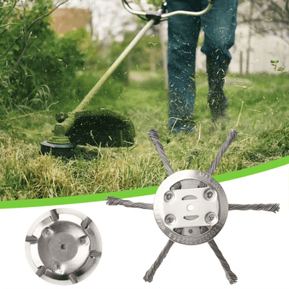 Universal Trimmer Head — Stainless Steel Multi-Use