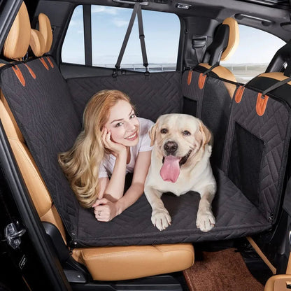 Waterproof Dog Car Carrier — Memory Foam Safety