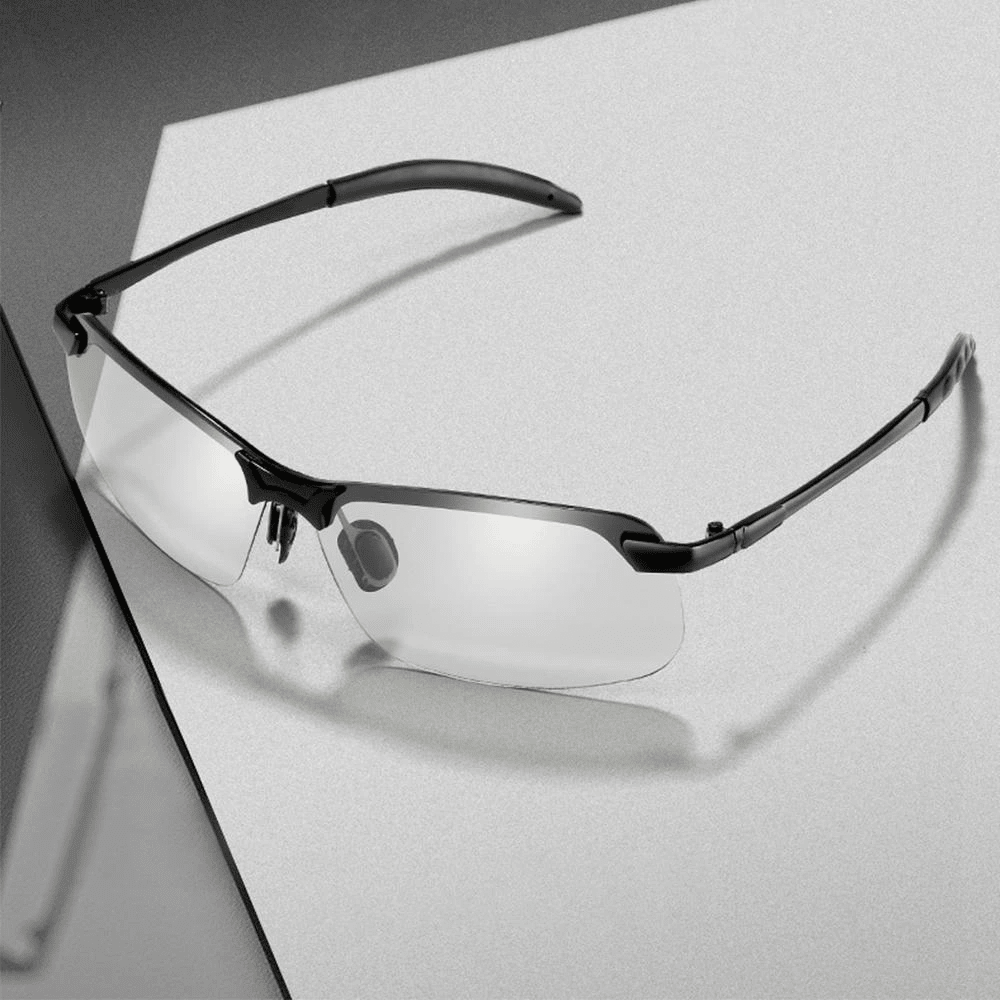 Photochromic Polarized Sunglasses — UV400 Day to Dusk