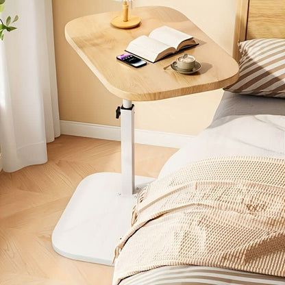 Adjustable Wood & Metal Side Table for Sofa 3