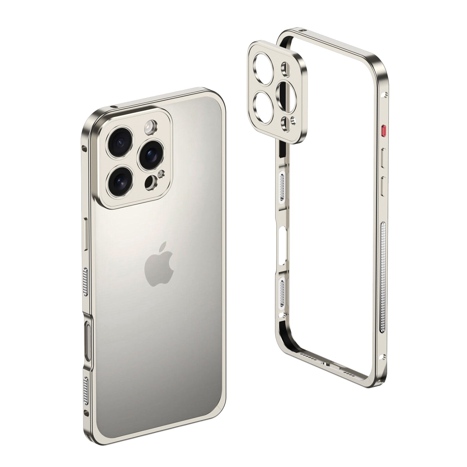 Aluminum Phone Case — Slim MagSafe Bumper Protection 17