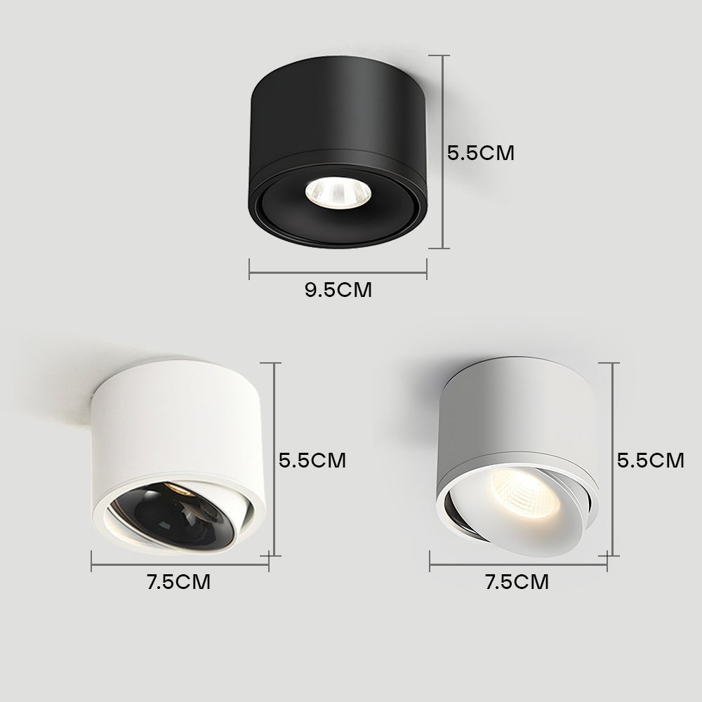 Aluminum Recessed LED Spotlights — Minimalist Ceiling 11