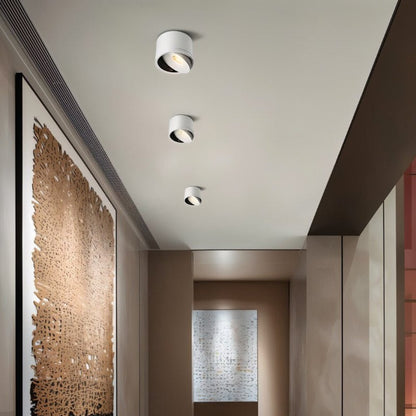 Aluminum Recessed LED Spotlights — Minimalist Ceiling 9