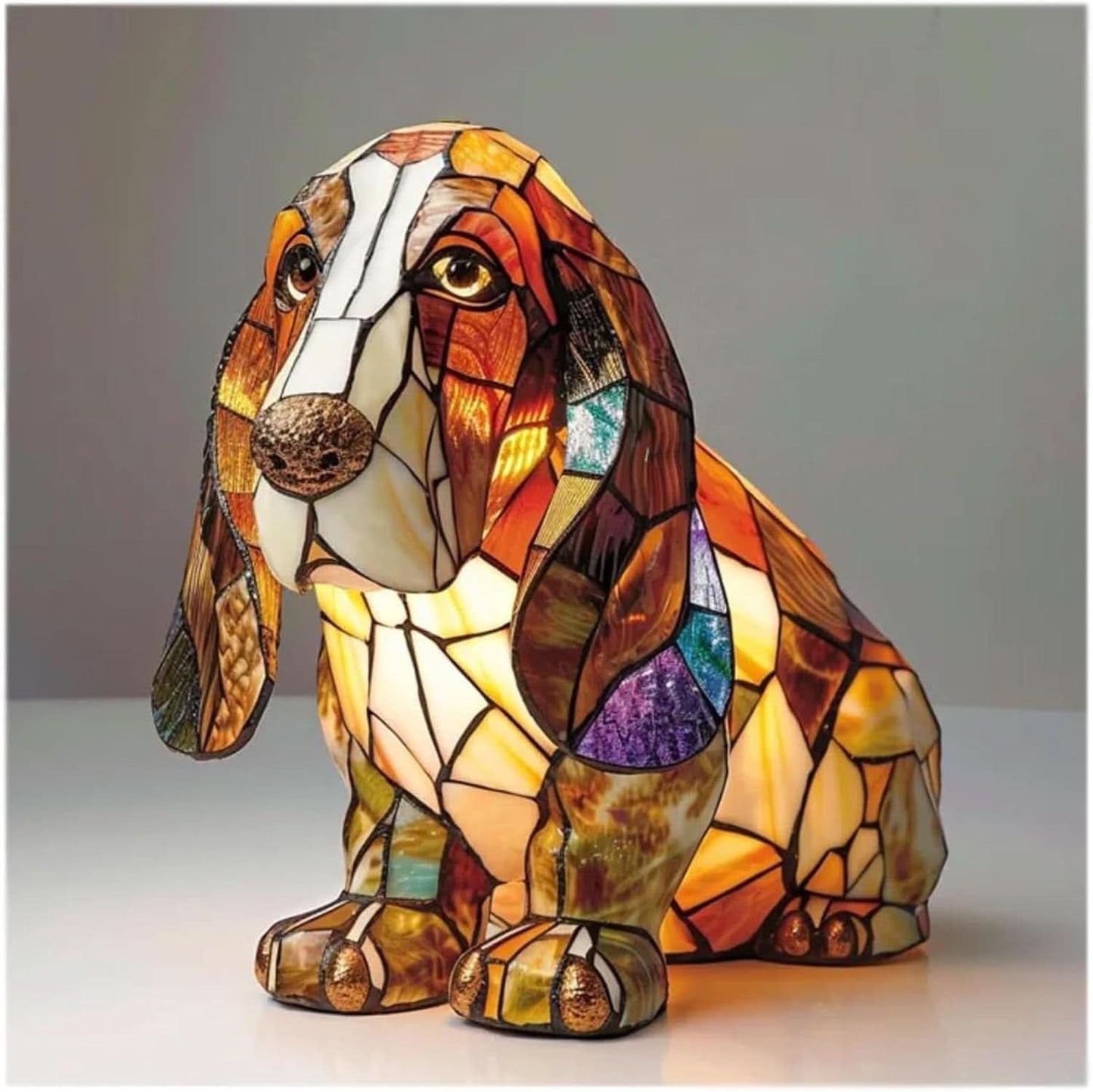 Artistic LED Dog Night Light — Cozy Decor Glow 1
