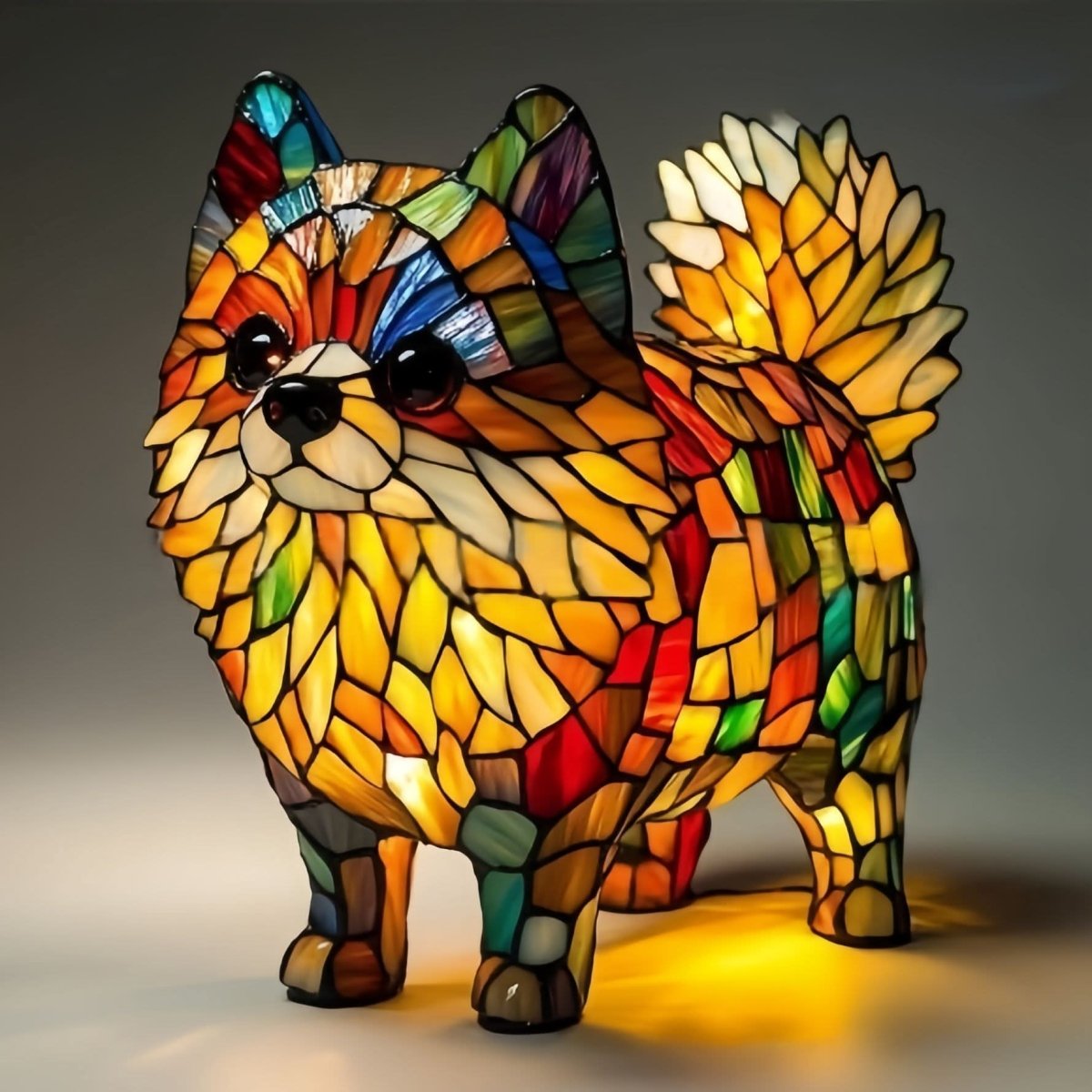 Artistic LED Dog Night Light — Cozy Decor Glow 10