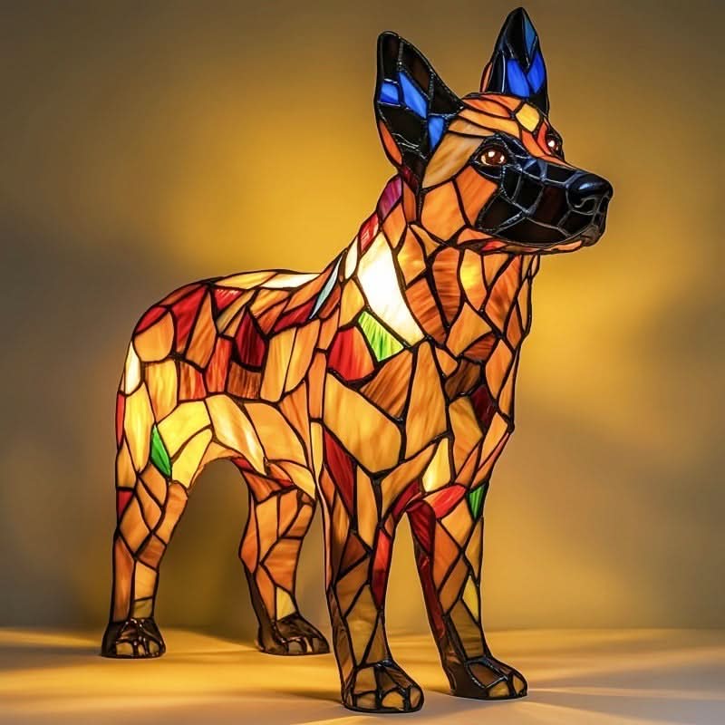 Artistic LED Dog Night Light — Cozy Decor Glow 13