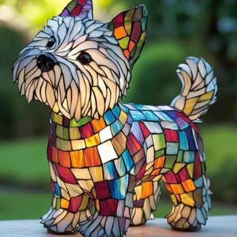 Artistic LED Dog Night Light — Cozy Decor Glow 17