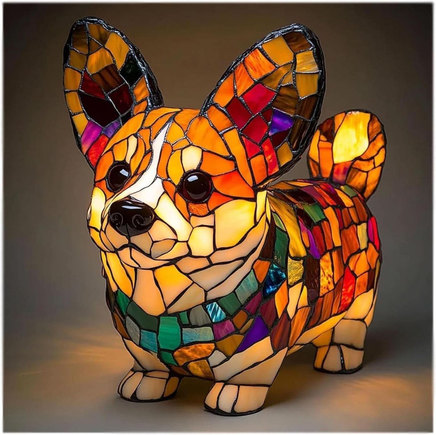 Artistic LED Dog Night Light — Cozy Decor Glow 23