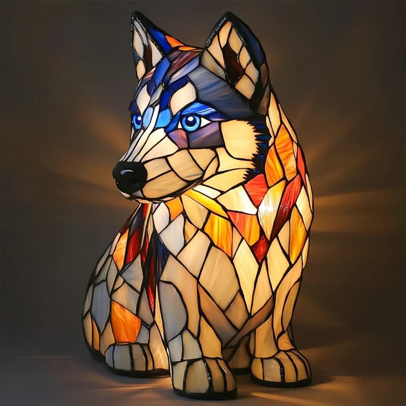 Artistic LED Dog Night Light — Cozy Decor Glow 24