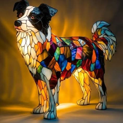 Artistic LED Dog Night Light — Cozy Decor Glow 3