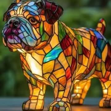 Artistic LED Dog Night Light — Cozy Decor Glow 6