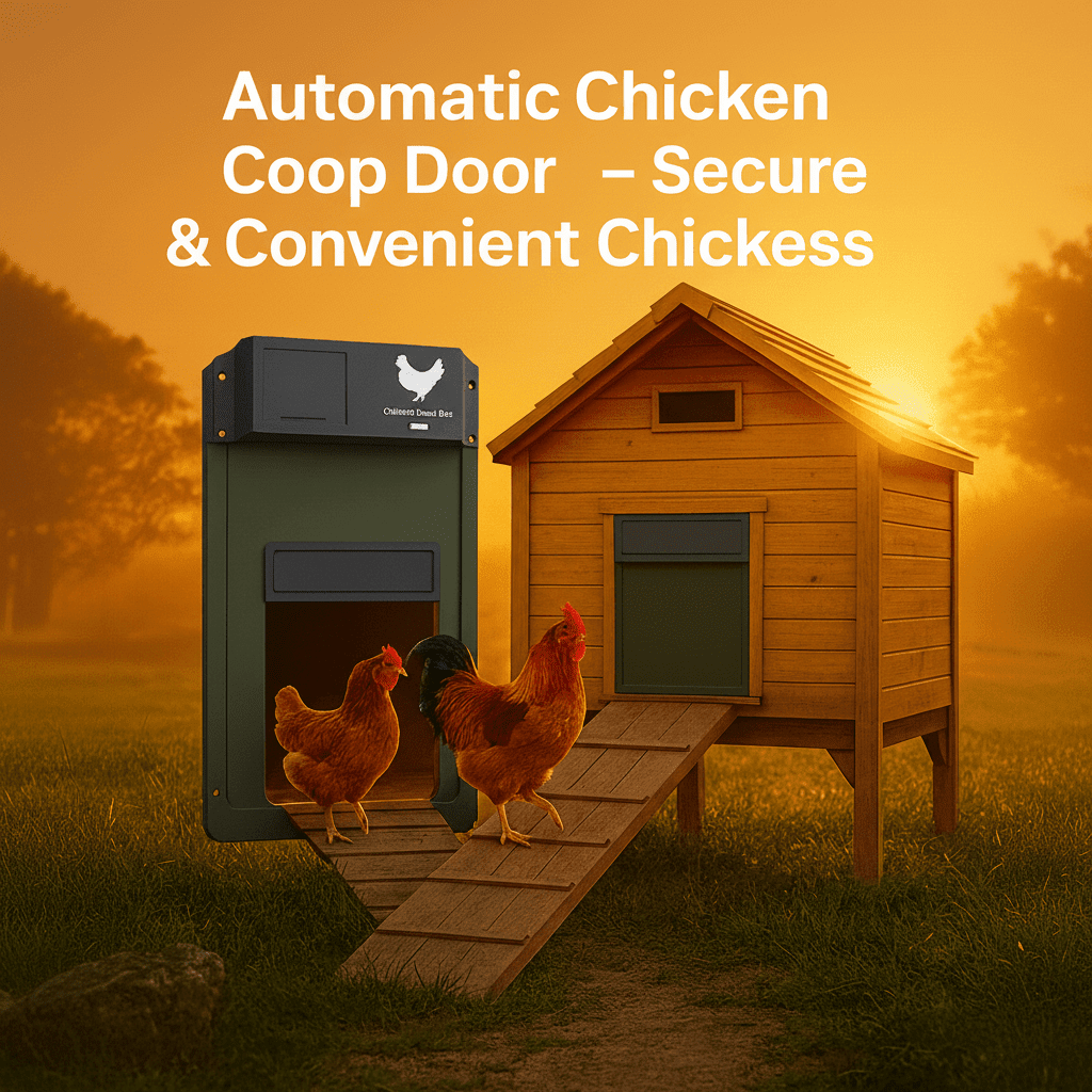Automatic Chicken Coop Door — Light Sensor & Weatherproof 8
