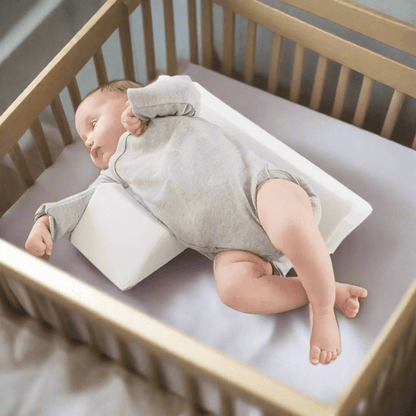 Baby Anti-Roll Side Sleep Pillow — Flat-Head Support 1