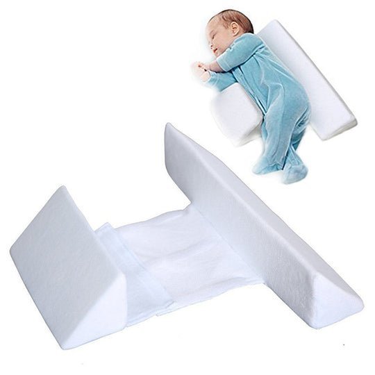 Baby Anti-Roll Side Sleep Pillow — Flat-Head Support 8