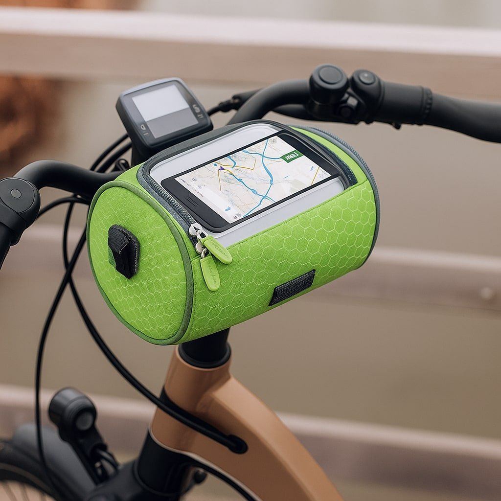 Bike Handlebar Bag — Waterproof Touchscreen Top 11
