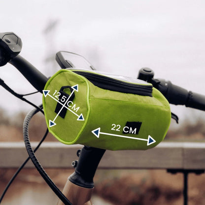 Bike Handlebar Bag — Waterproof Touchscreen Top 8