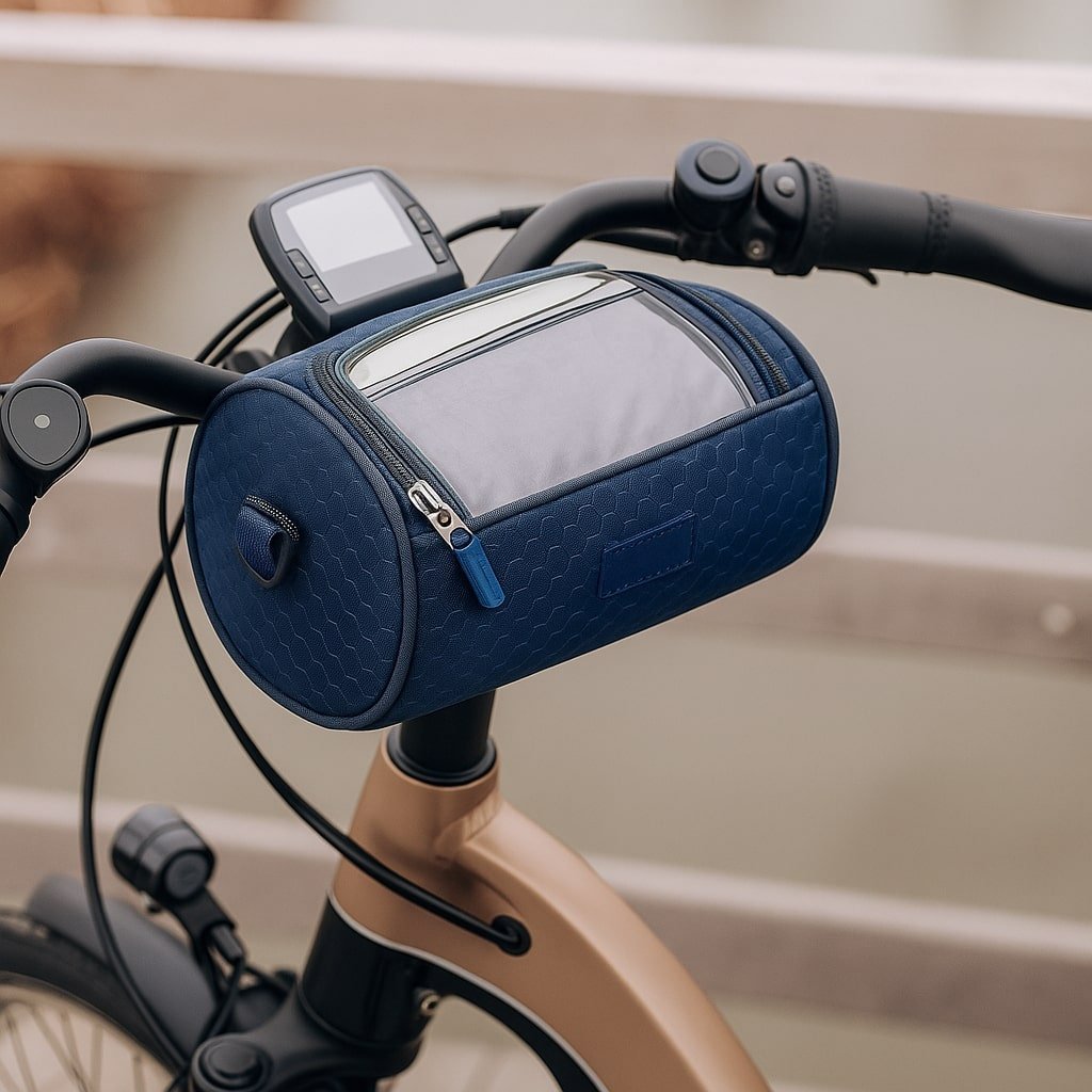 Bike Handlebar Bag — Waterproof Touchscreen Top 9