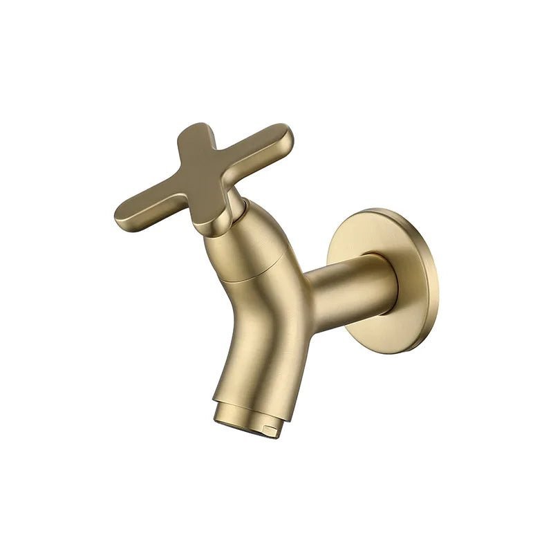Brass Wall-Mounted Faucet for Kitchen & Bath 11
