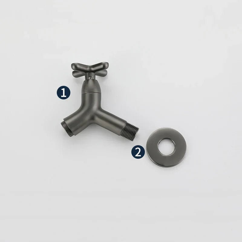 Brass Wall-Mounted Faucet for Kitchen & Bath 3