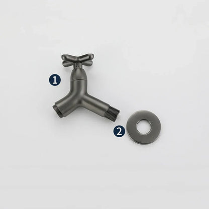 Brass Wall-Mounted Faucet for Kitchen & Bath 3