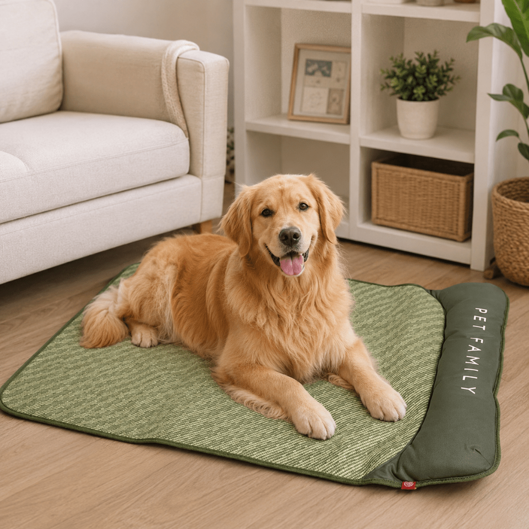 Breathable Pet Cooling Mat with Bolster — Dogs & Cats 1