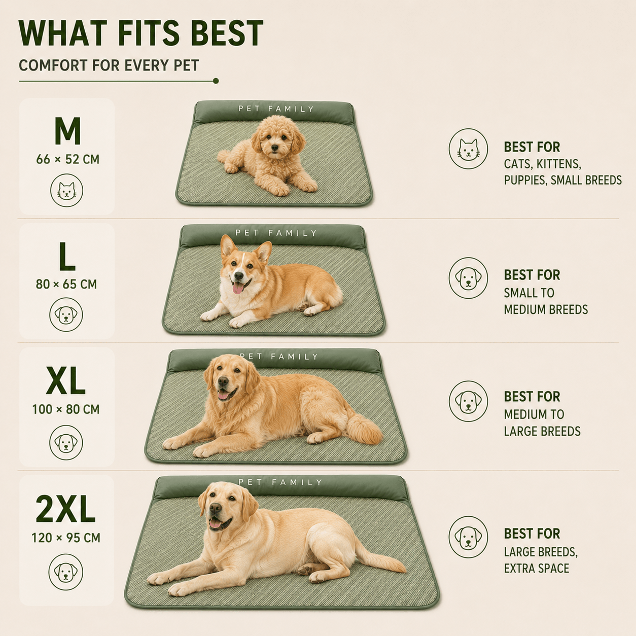 Breathable Pet Cooling Mat with Bolster — Dogs & Cats 10