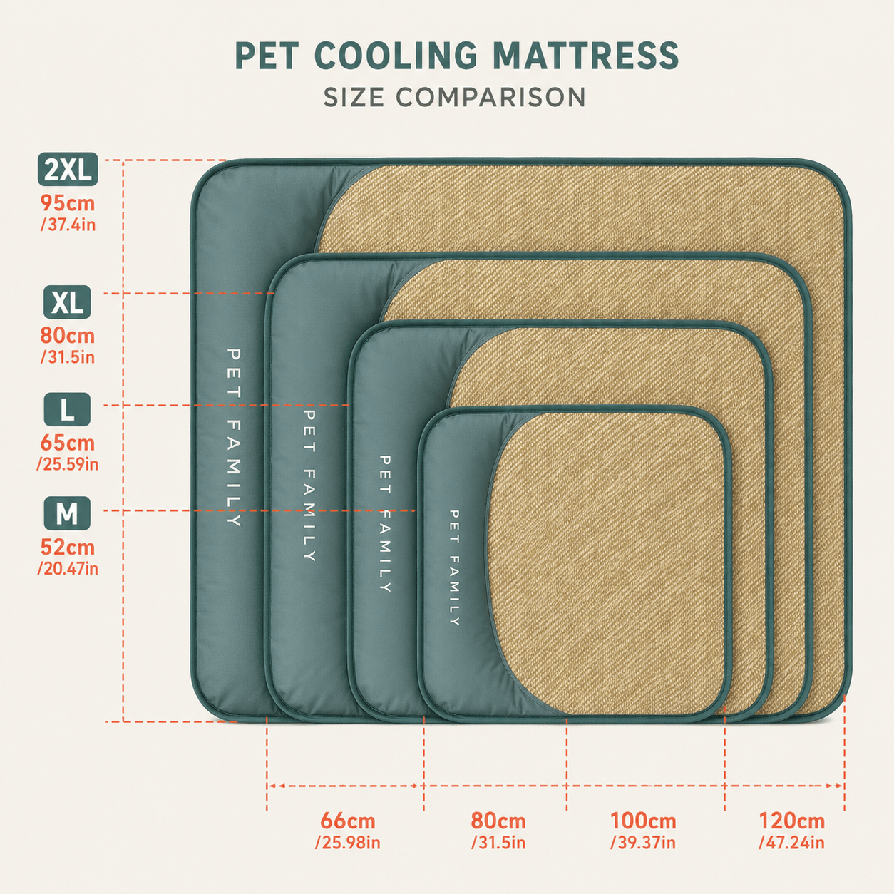Breathable Pet Cooling Mat with Bolster — Dogs & Cats 12
