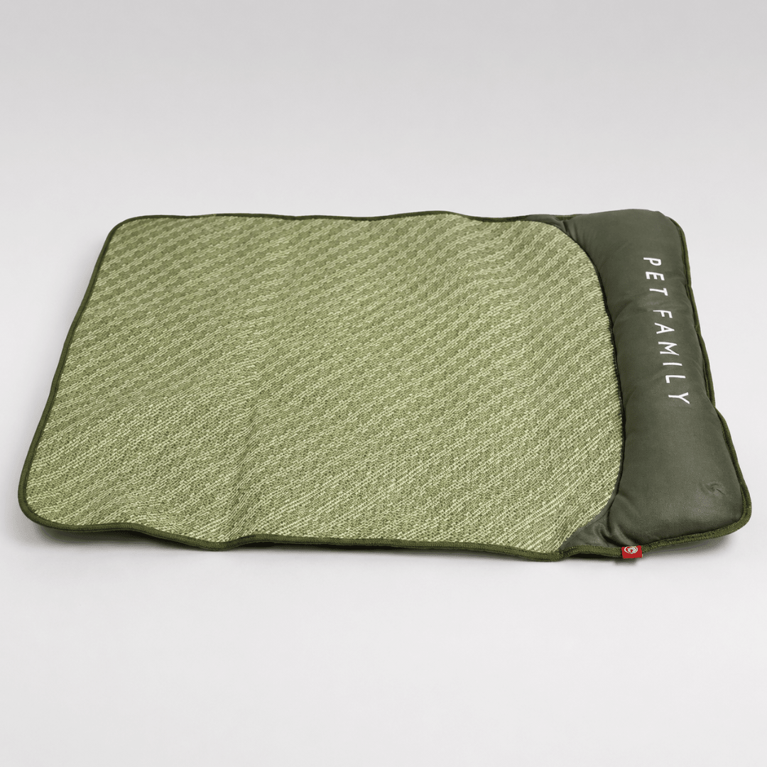 Breathable Pet Cooling Mat with Bolster — Dogs & Cats 14