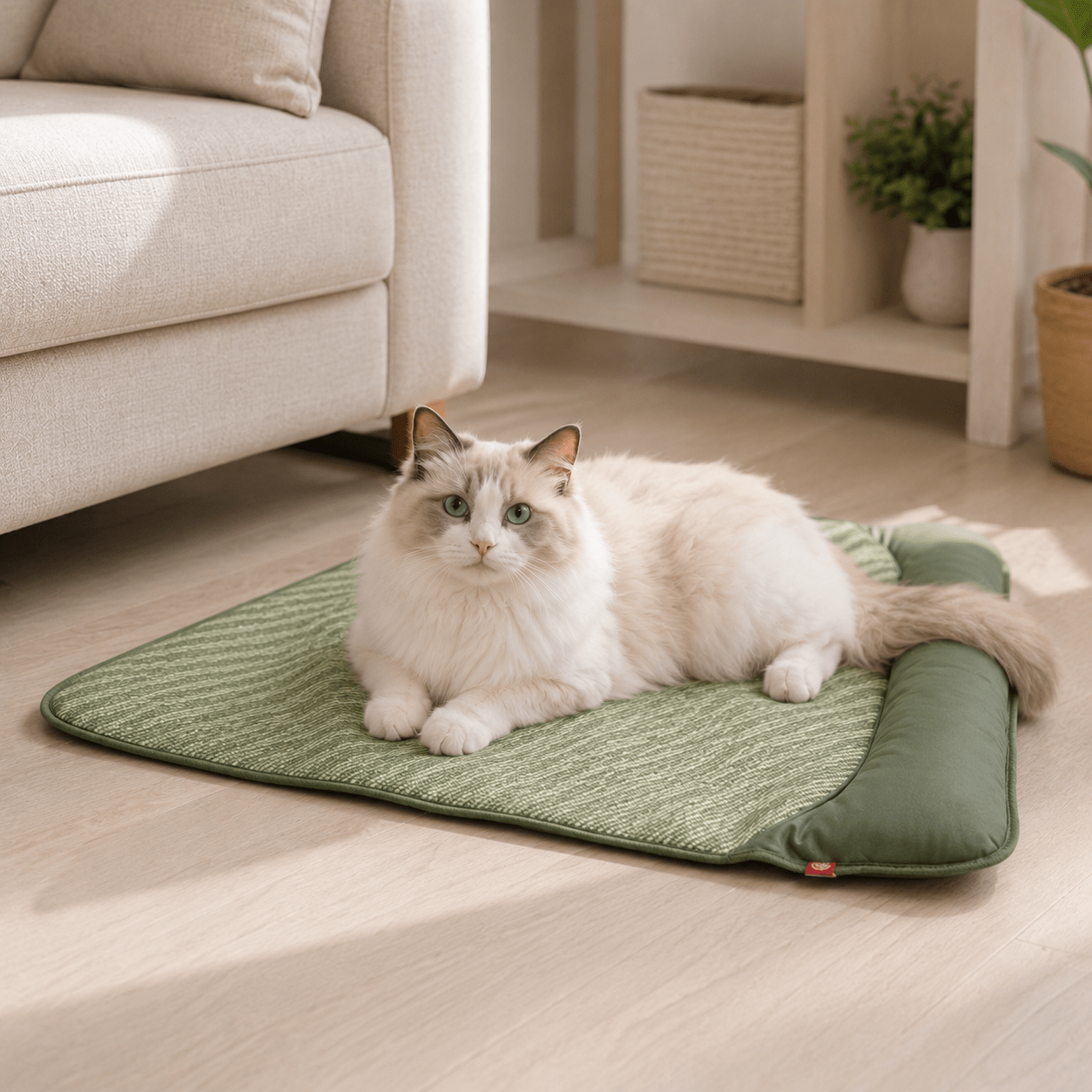 Breathable Pet Cooling Mat with Bolster — Dogs & Cats 17