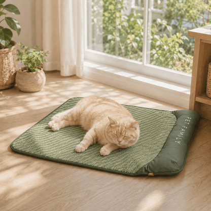 Breathable Pet Cooling Mat with Bolster — Dogs & Cats 18