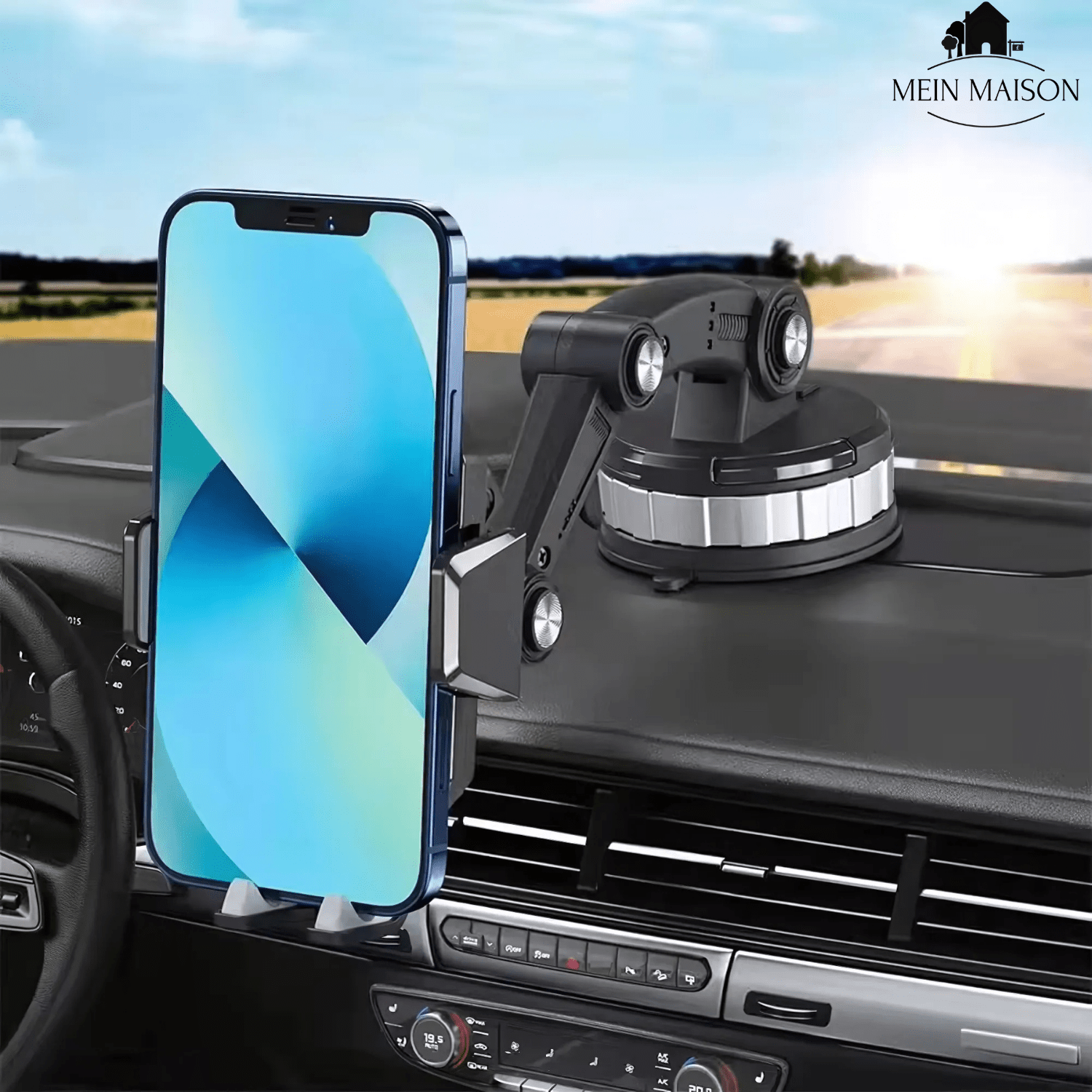Car Phone Holder — Strong Suction, 360 Rotation 2