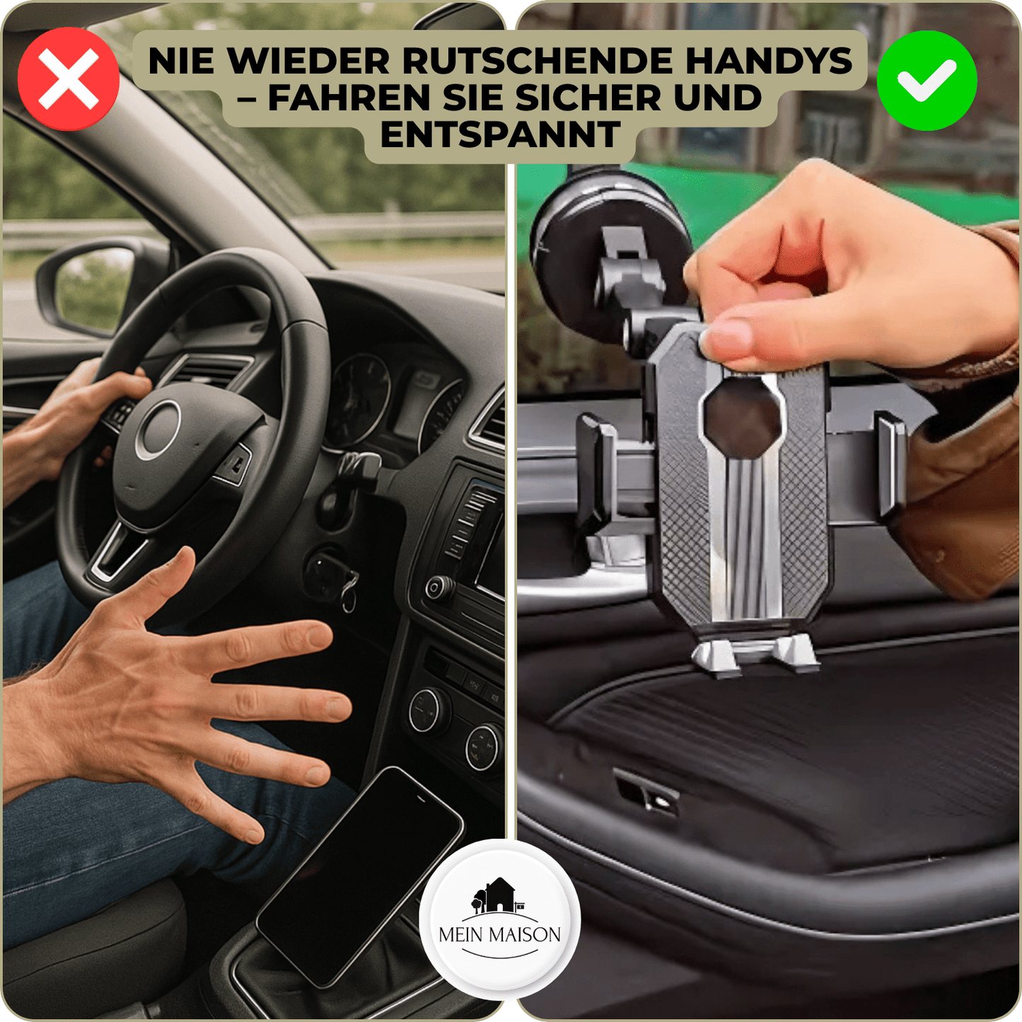 Car Phone Holder — Strong Suction, 360 Rotation 6