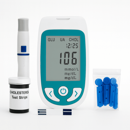 Cholesterol & Glucose Test Kit — Home Monitor 2