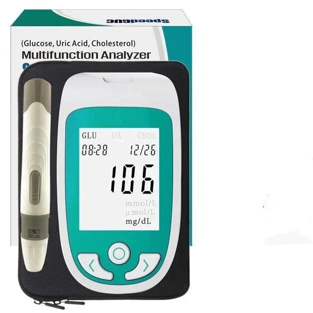 Cholesterol & Glucose Test Kit — Home Monitor 6