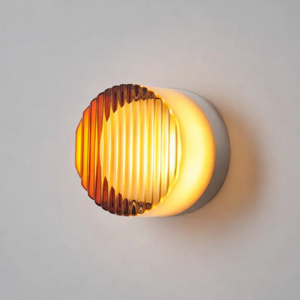 Circular Glass Wall Lamp — Modern LED Sconce 10