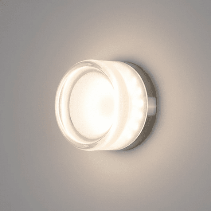 Circular Glass Wall Lamp — Modern LED Sconce 11