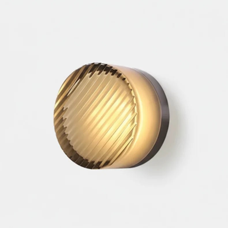 Circular Glass Wall Lamp — Modern LED Sconce 14