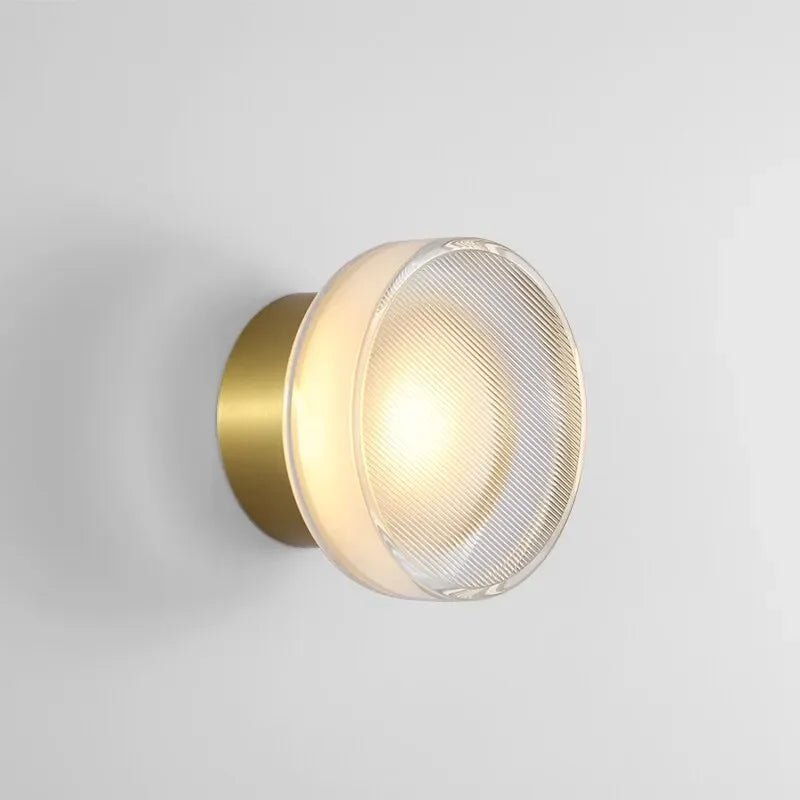 Circular Glass Wall Lamp — Modern LED Sconce 19