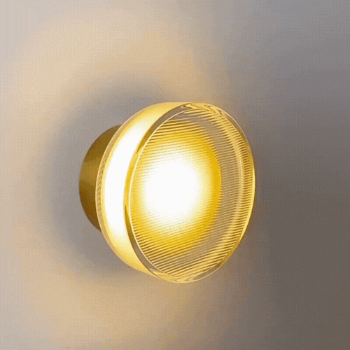 Circular Glass Wall Lamp — Modern LED Sconce 2