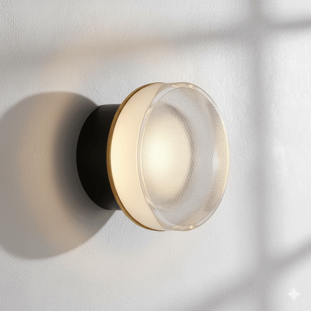 Circular Glass Wall Lamp — Modern LED Sconce 20