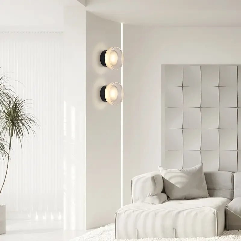 Circular Glass Wall Lamp — Modern LED Sconce 5