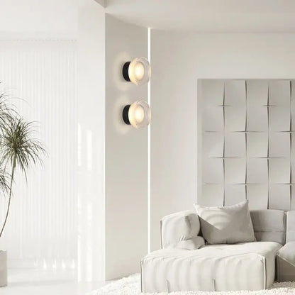 Circular Glass Wall Lamp — Modern LED Sconce 5