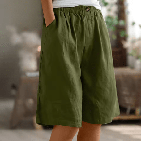 Comfort Shorts with Breathable Elastic Waist 1