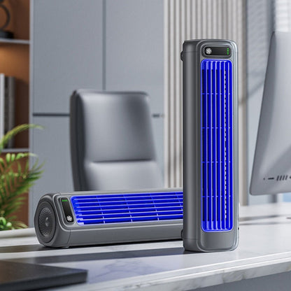 Cordless Portable Air Cooler — Rotating Airflow, USB 2