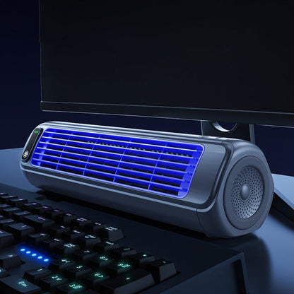 Cordless Portable Air Cooler — Rotating Airflow, USB 3