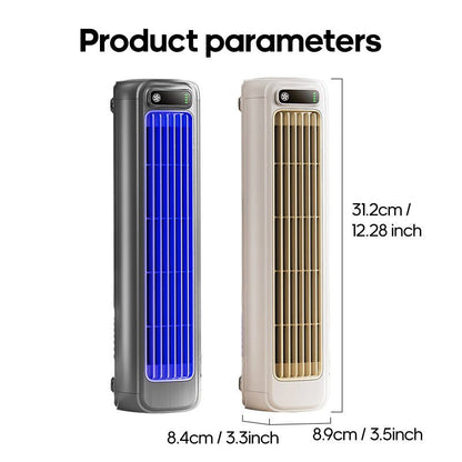 Cordless Portable Air Cooler — Rotating Airflow, USB 9