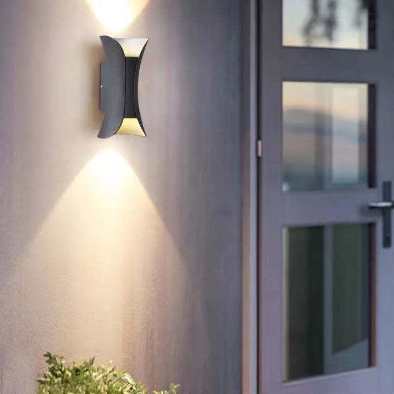 Curved LED Wall Light — IP65 Waterproof Outdoor 10