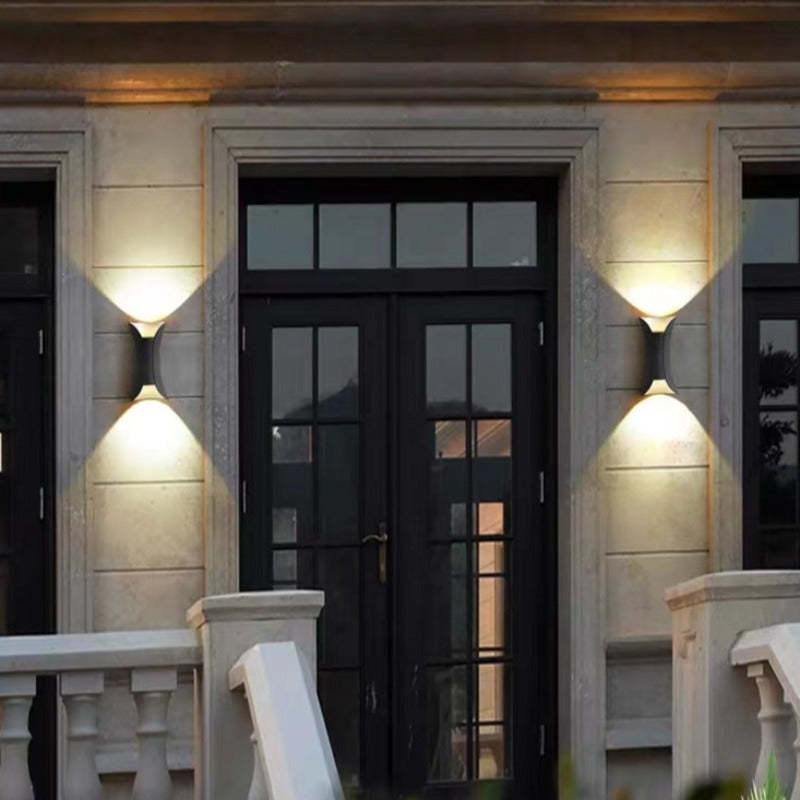 Curved LED Wall Light — IP65 Waterproof Outdoor 12