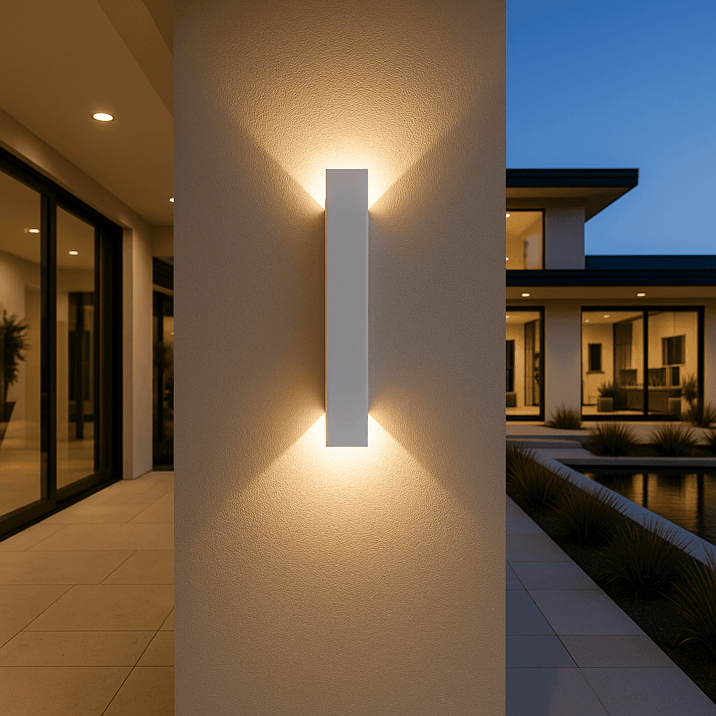 Cylindrical Metal LED Wall Light for Bedroom 1