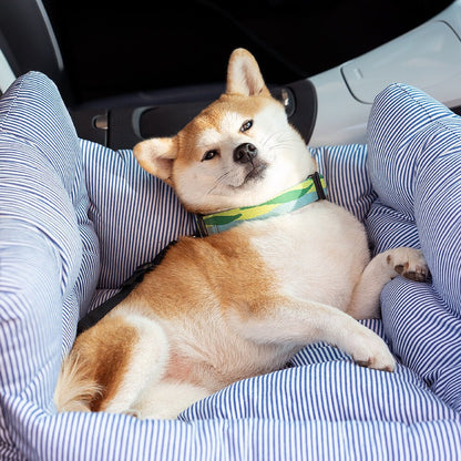 Dog Car Seat Bed with Washable Cover & Adjustable Straps 10
